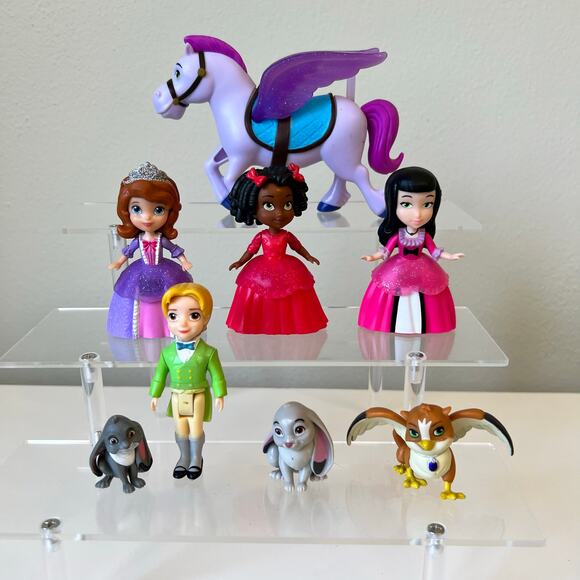 Disney Junior "Sofia the First” and Friends Character Figures Toy Lot of 8 - Picture 1 of 4